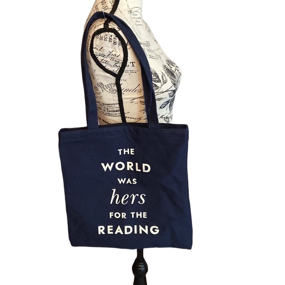 kate spade Handbags - Kate Spade Canvas Tote Navy Blue
